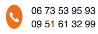Numéros téléphone amiba